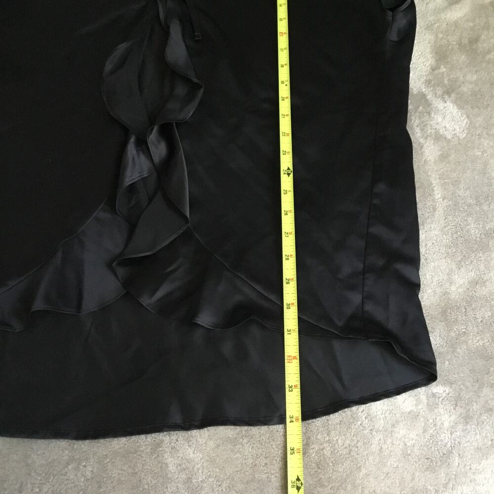 Victoria's Secret Black Ruffle Kimono Robe One Size - Picture 8 of 9